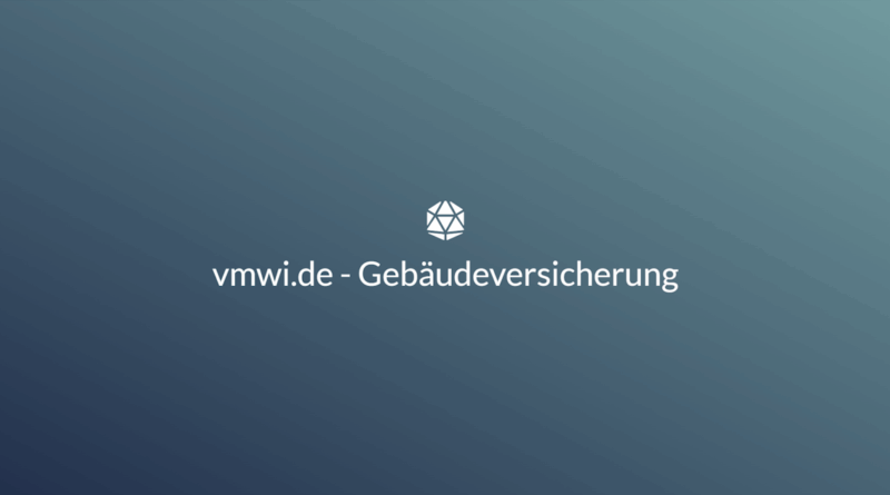 vmwi.de Logo und Gebäudever­sicherung Hinweis