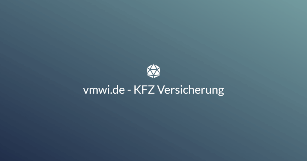 vmwi.de KFZ Versicherung Logo