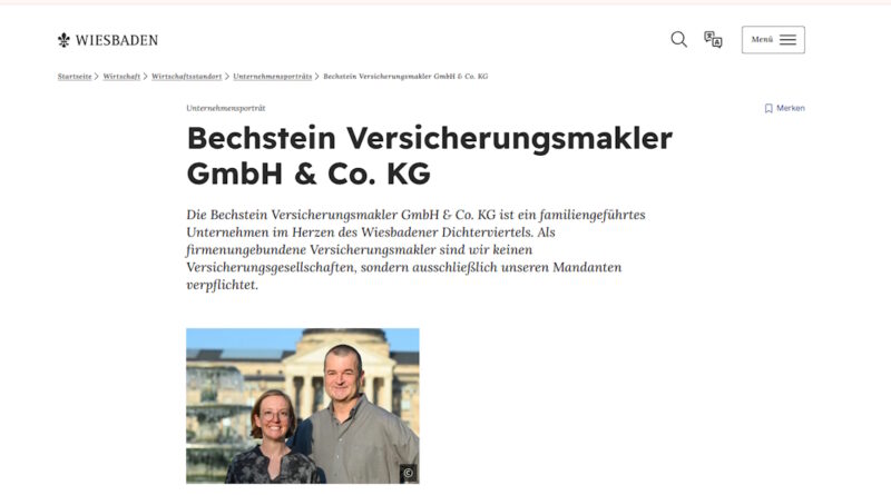 Team von Bechstein Versicherungsmakler in Wiesbaden